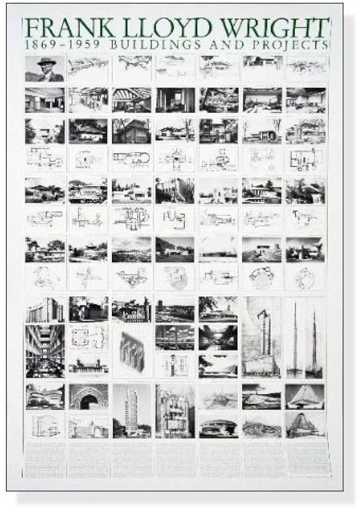 Amazon.co.jp: ポスター フランク ロイド ライト Buildings and