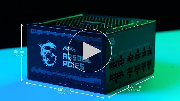 Amazon | MSI MAG A850GL PCIE5 PC電源ユニット 850W ATX3.1/PCIe 5.1