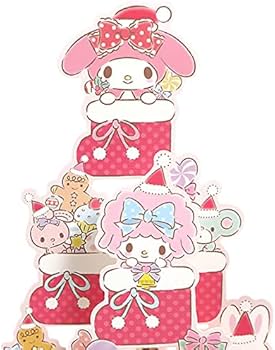 Amazon | クリスマスカード 洋風 サンリオ S7170 マイメロディツリー