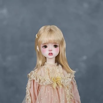 Amazon | ウィッグのみ ソフトモヘアウィッグ 1/4 1/6 BJD SD DD