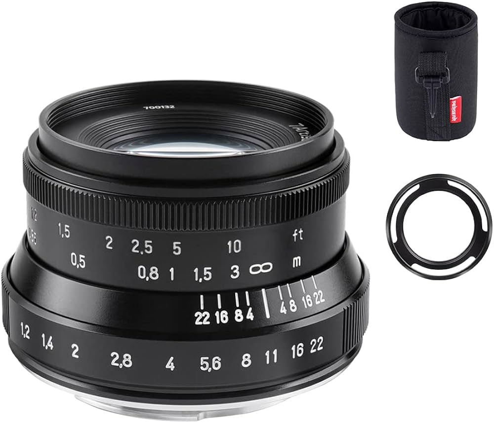 Amazon | 7artisans 35mm F1.2 V2.0 交換レンズ 二代目 Fuji Xマウント