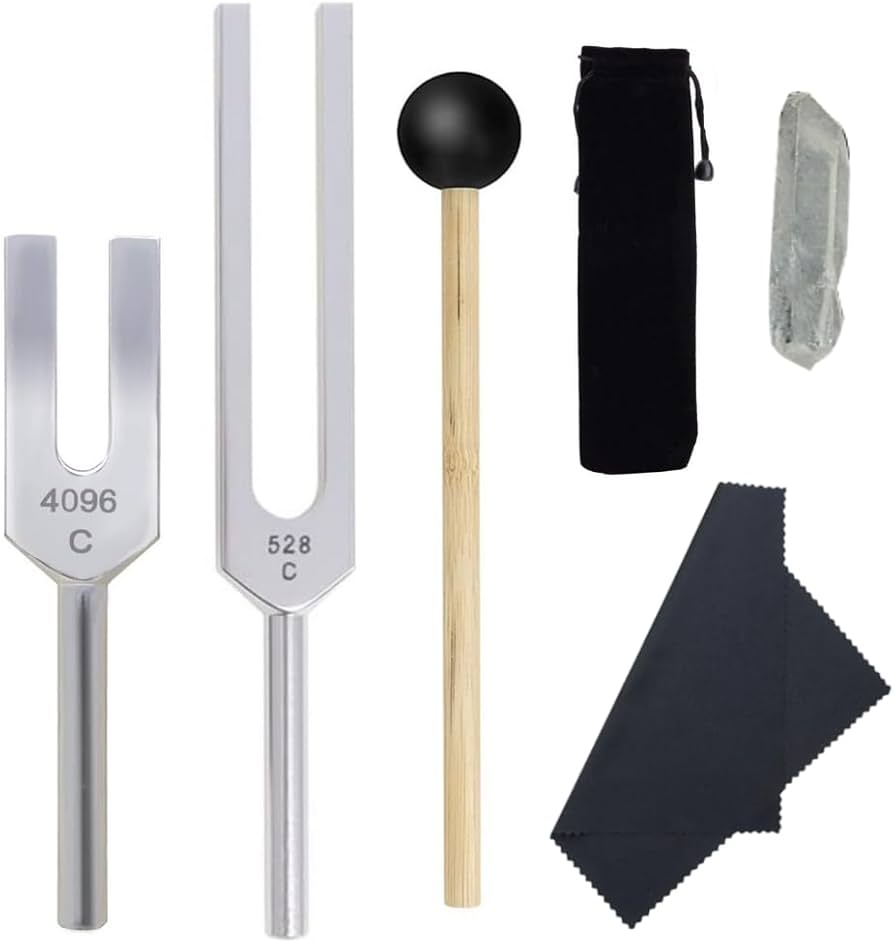 Amazon | PLEAVIT 音叉 クリスタルチューナー 528hz 4096hz セット