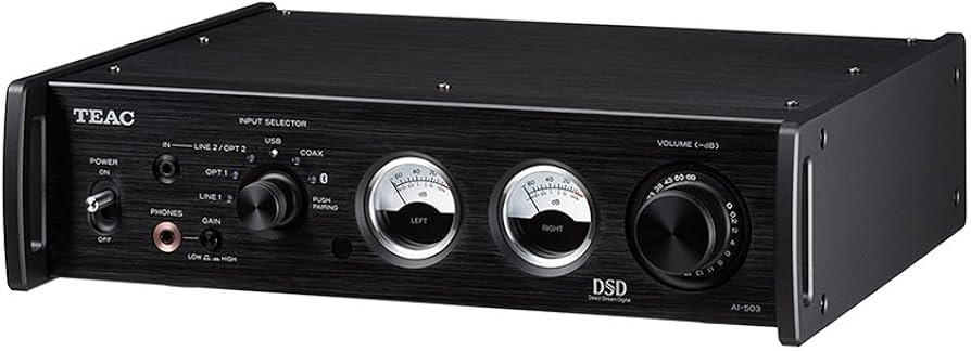 Amazon | TEAC プリメインアンプ AI-503-B [ブラック] | ティアック