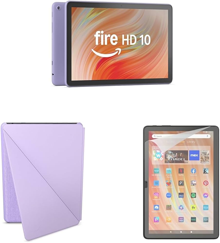 Amazon.com: Amazon Fire HD 10 Convenience Bundle with Case and