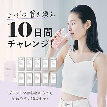 Amazon | FUJIMI（フジミ）プロテイン ストロベリーミルク 10袋 ホエイ