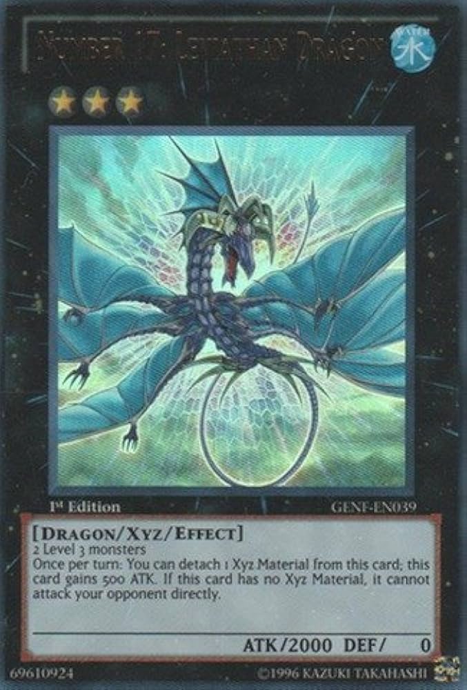 Amazon.com: Yu-Gi-Oh! - Number 17: Leviathan Dragon (GENF-EN039