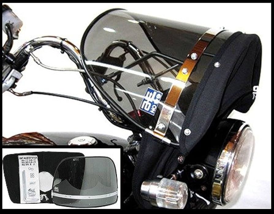 Amazon | Z-FATHER 旭風防用 スモーク(黒布タレ) MADMAX マッド