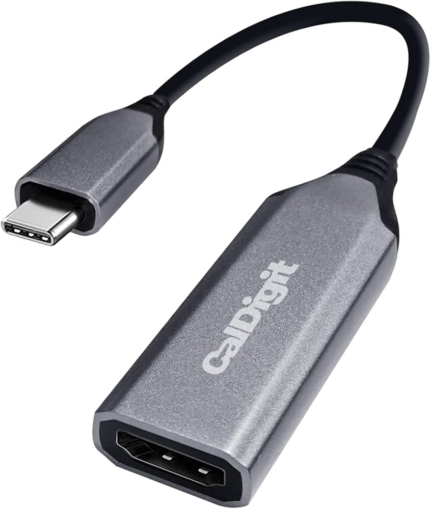 Amazon.com: CalDigit USB-C to HDMI 2.1 8K Adapter Dongle - High