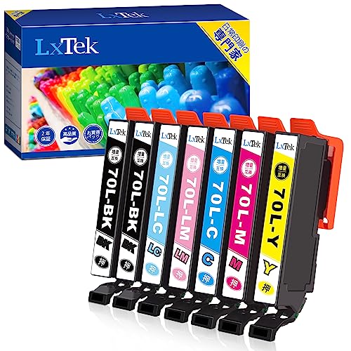 Amazon.co.jp: LxTek IC6CL70L 互換インクカートリッジ エプソン(Epson