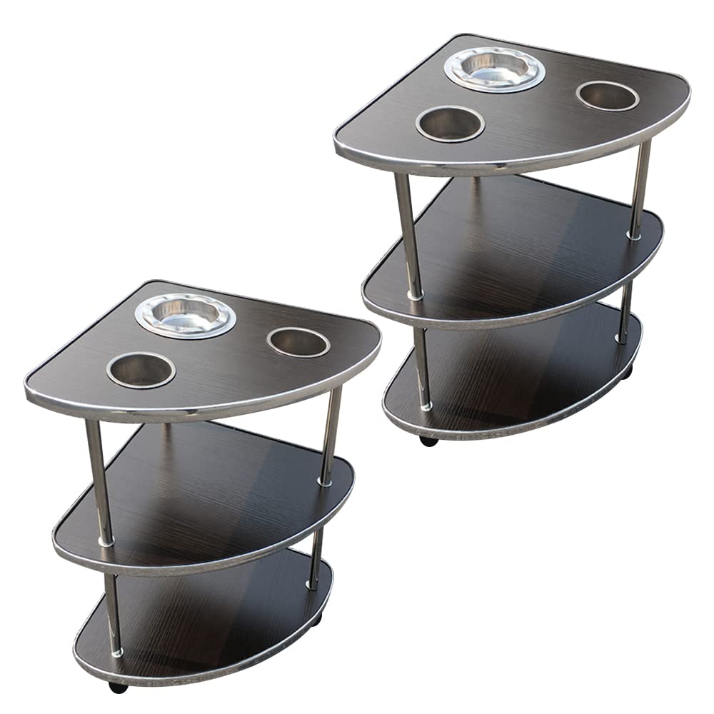 Amazon｜麻雀 サイドテーブル 2個セット 全自動麻雀卓 キャスター付き