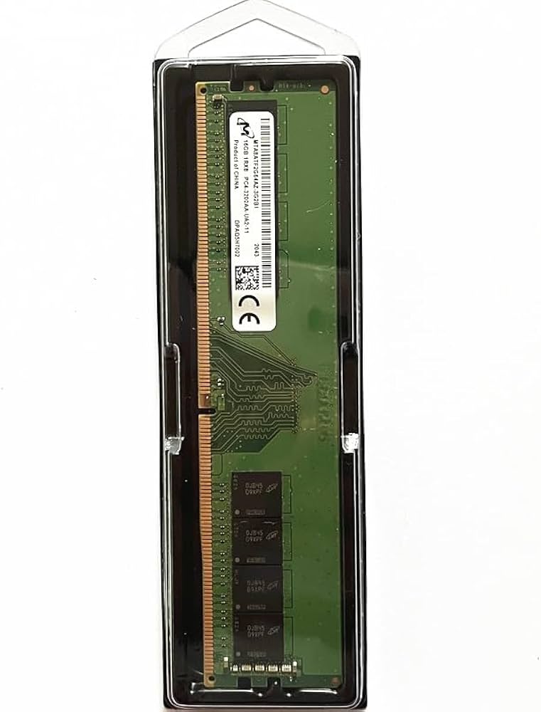 Micron ddr4 16gb 3200MHz Desktop Memory 16GB 1RX8 PC4-3200AA-UA2