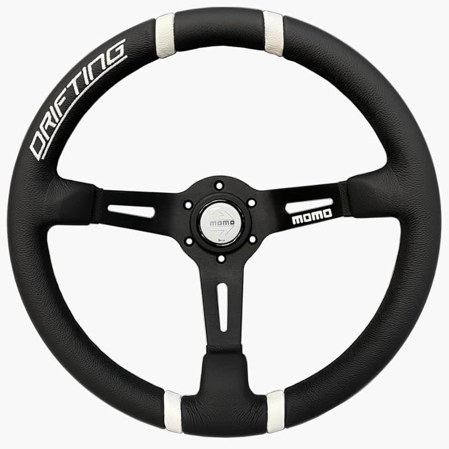 Amazon | MOMO DRIFTING 350D 85mm ディープコーン ブラックスポーク