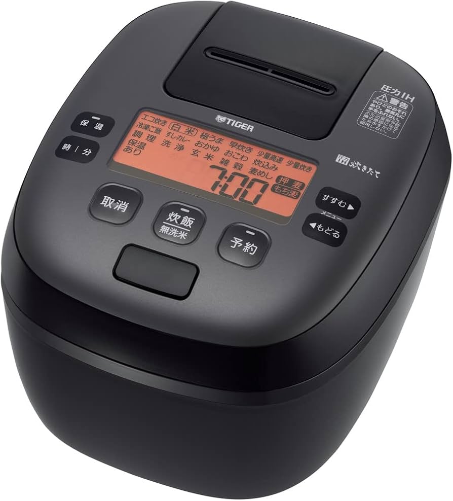 Amazon | JPI-S100-KT(スレートブラック) 圧力IHジャー炊飯器 5.5合