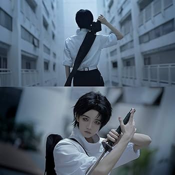 Amazon.co.jp: 優品制作 ウィッグ付き 乙骨憂太 （おっこつゆうた