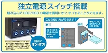 Amazon.co.jp: センチュリー 独立電源スイッチ搭載 USB3.0接続 3.5