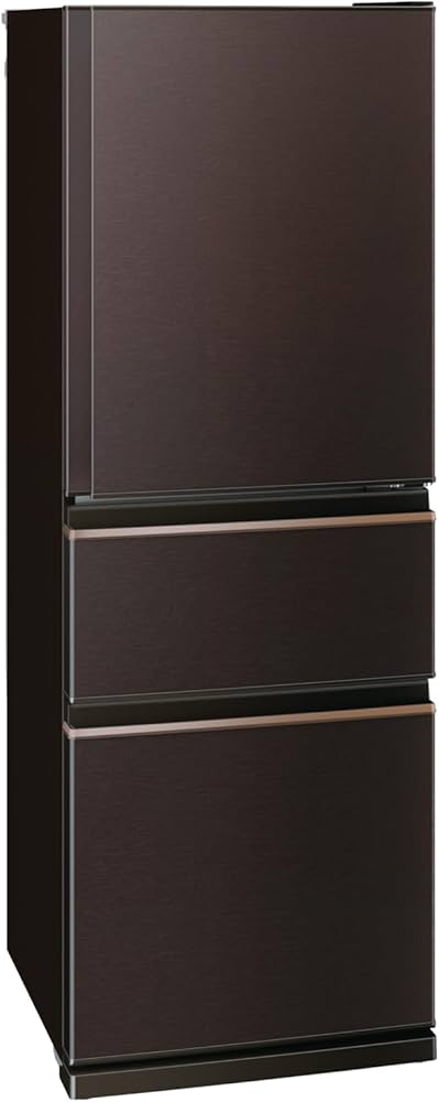 Amazon | 三菱電機 冷蔵庫 幅60cm 330L 右開き 3ドア 野菜室真ん中