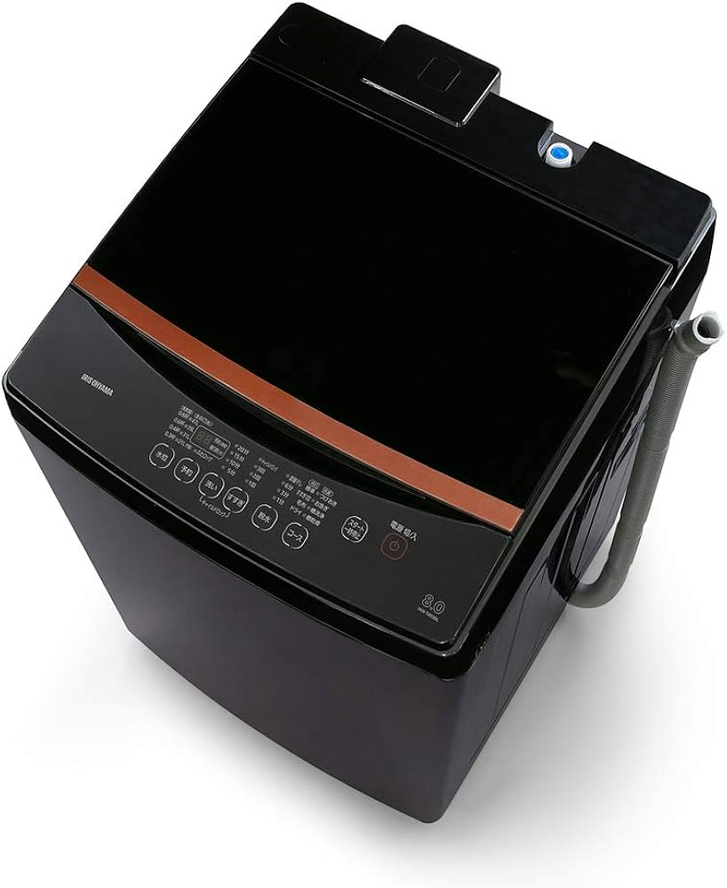 Amazon.co.jp: Iris Ohyama IAW-T803BL Fully Automatic Washing