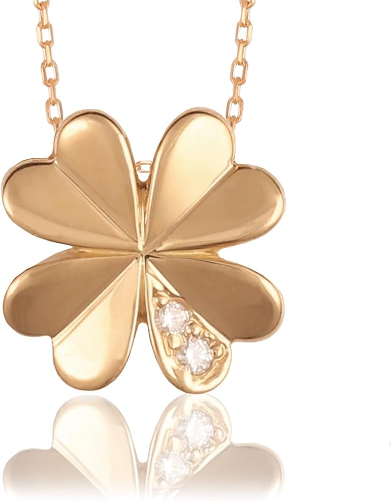 実写画像】 金色 四葉のクローバーペンダントVCARP4KL00 純金関連商品