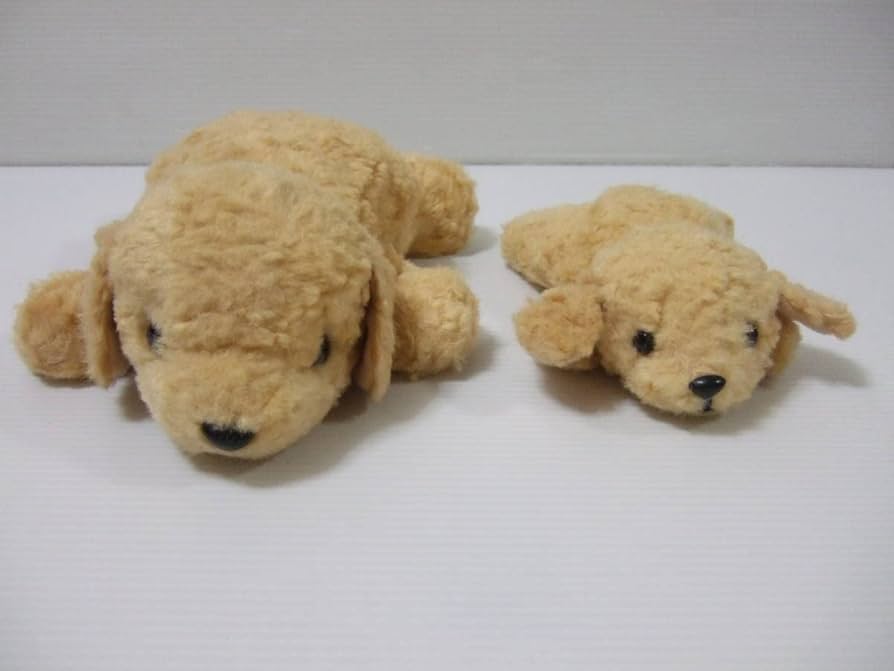 Amazon.co.jp: MON SEUIL モンスイユ 犬 ぬいぐるみ いぬ クタクタ 2体