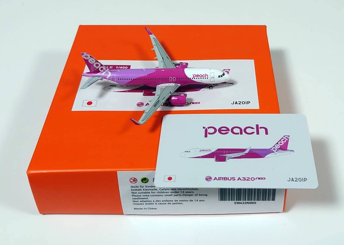 Amazon.co.jp: JC wings ピーチ Peach A320 neo JA201P 1400 飛行機