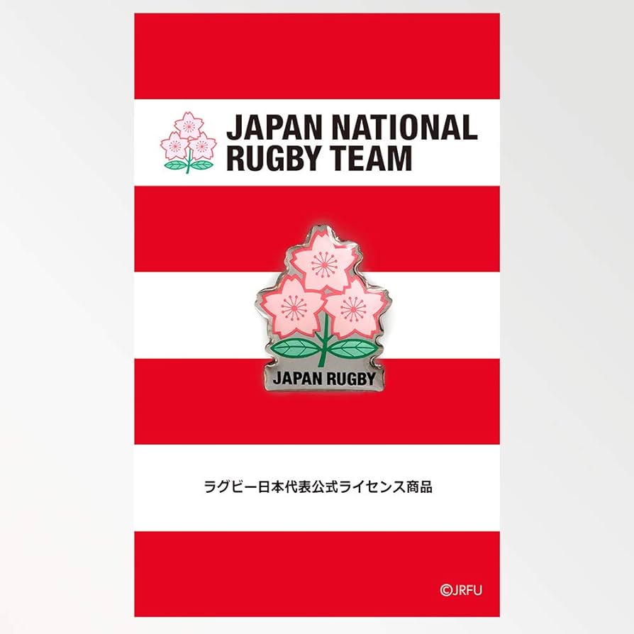 Amazon | ラグビー日本代表 ピンバッジ「JAPAN RUGBY」 | バッジ