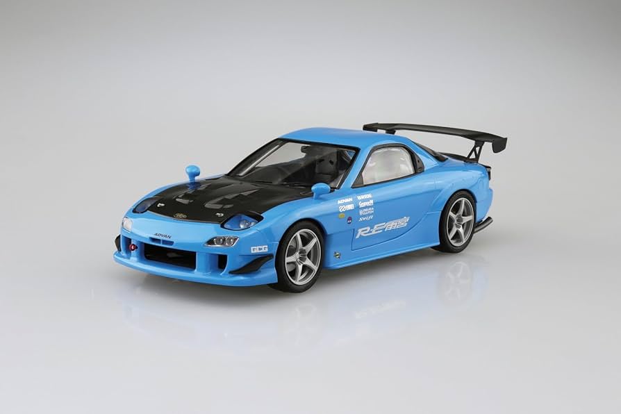 Amazon.com: Mazda RE Amemiya FD3S RX-7 99 1:24 Scale Model Kit