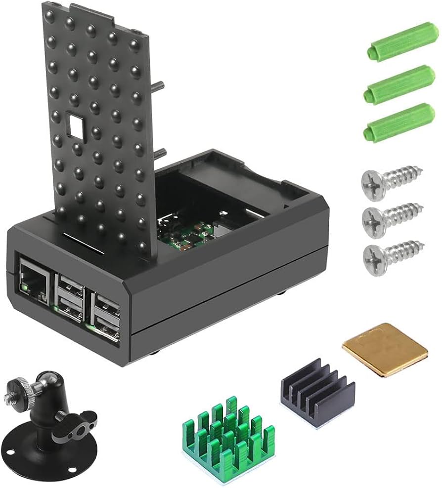 Amazon.com: DORHEA for Raspberry Pi 4B Case Supporting Camera