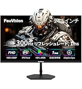 Amazon.co.jp: FeuVision ゲーミングモニター 24.5インチ 300Hz 240Hz