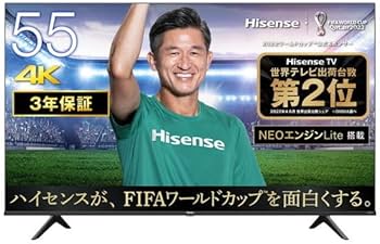 Amazon.co.jp: Hisense 55V型 4Kチューナー内蔵 液晶 テレビ 55A6H