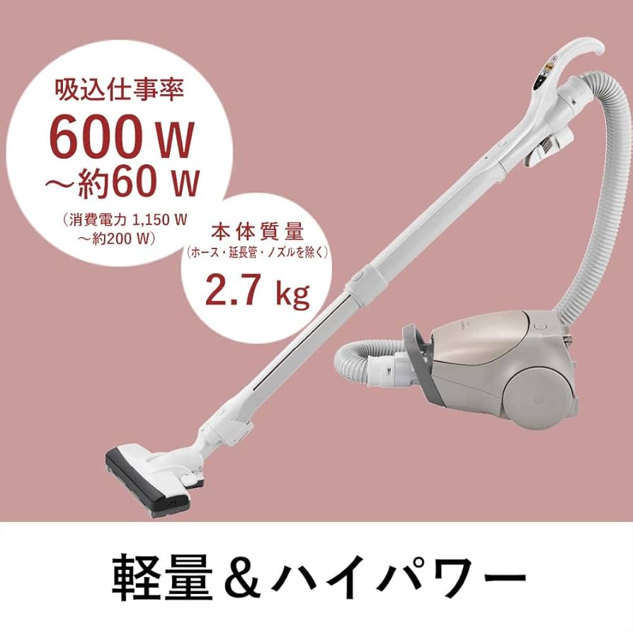 Amazon | パナソニック 紙パック式 掃除機 シャンパンゴールド MC