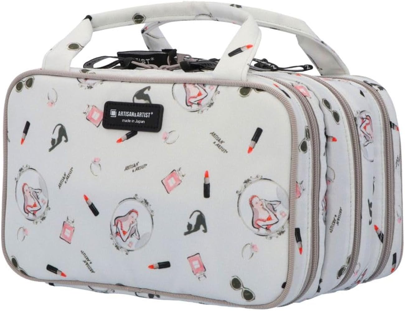 Amazon.co.jp: [アルティザン＆アーティスト]化粧ポーチ 機能的