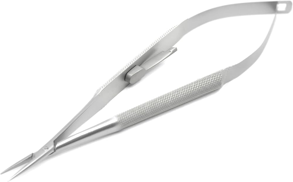 Amazon.co.jp: マイクロ持針器 ロック付き ステンレス 115㎜ 【タイプ