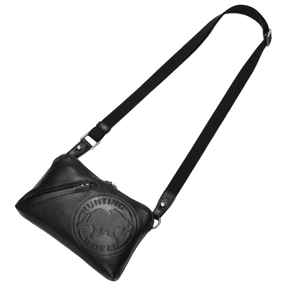 Amazon | [ハンティングワールド] バッグ メンズ 斜めがけ レザー