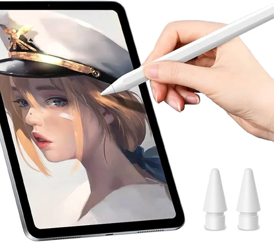 Amazon.co.jp: 2B 2H 鉛筆質感ペン先 Apple Pencil用ペン先 8個セット