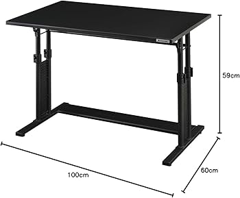Amazon.co.jp: Bauhutte( バウヒュッテ ) ゲーミングデスク 昇降式 PC