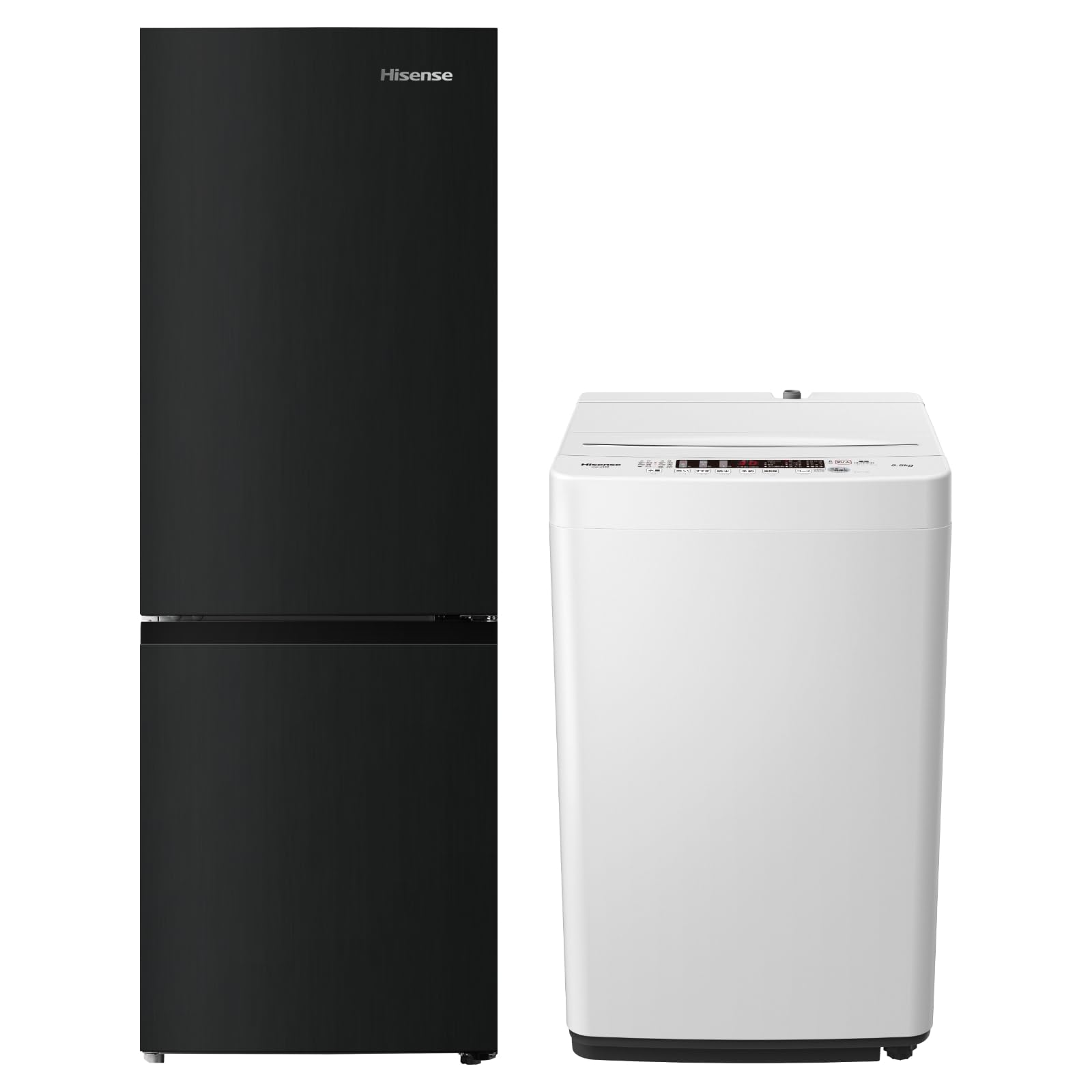 Amazon | 【新生活家電セット】ハイセンス 冷蔵庫 175L 黒 & 洗濯機