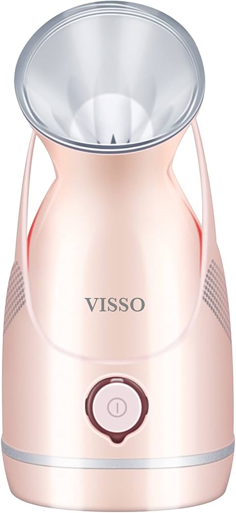 Amazon.co.jp: GENERI Pink フェイススチーマー スチーマー美顔器 美容