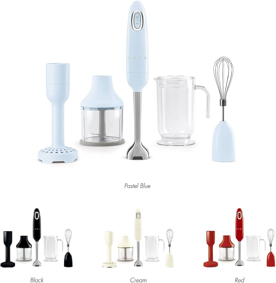 Amazon | 【日本正規品】SMEG スメッグ ハンドブレンダー (レッド