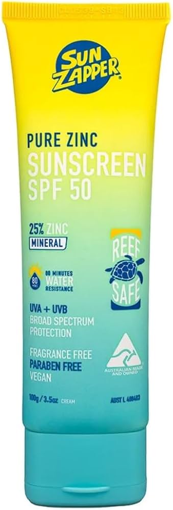 Amazon.com: Sun Zapper Pure Zinc Sunscreen SPF 50 – Organic