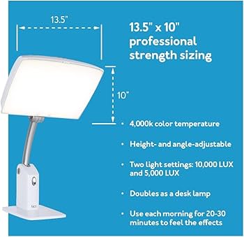 Amazon.com: Carex Day-Light Sky Bright Sunlight Therapy Lamp