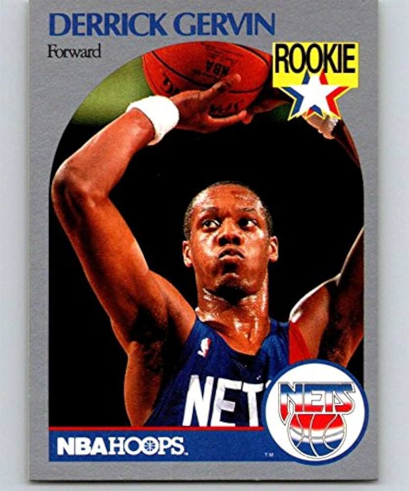 Amazon.com: 1990-91 NBA Hoops #196 Derrick Gervin RC Rookie New