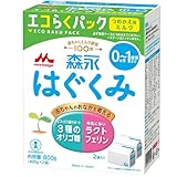 森永乳業 エコらくパック はぐくみ つめかえ用 400g×2袋入 価格比較