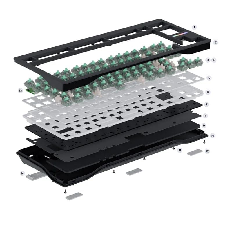 Amazon | Wooting 80HE Linear60 v2 英語配列 US-ANSI ラピッド