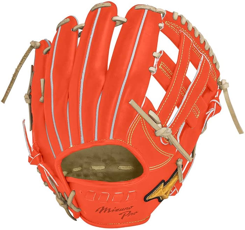 Mizuno Pro 軟式グローブ オレンジ Mizuno Pro 軟式グローブ オレンジ