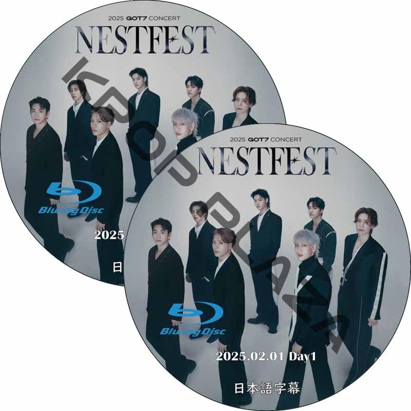 Amazon.co.jp: GOT7 DVD [Blu-ray] 2025 GOT7 CONCERT [NESTFEST] Day1