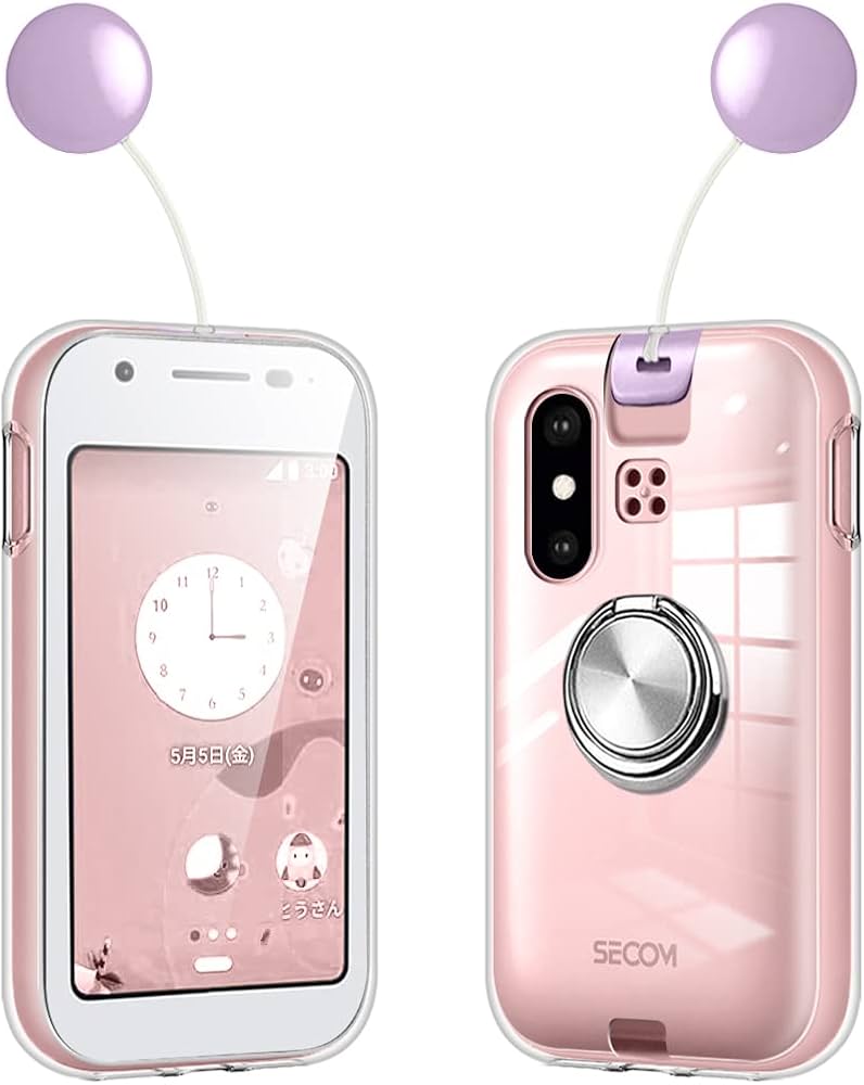 Amazon.co.jp: クリア Mamorino6 ケース リング付き SHF35 ケース