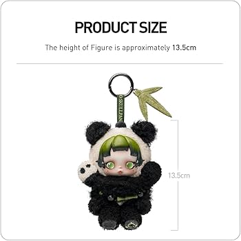 Amazon.co.jp: [POP MART] SKULLPANDA Lazy Panda Plush Pendant