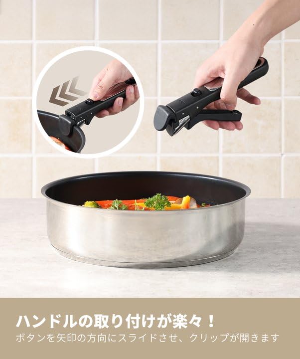 Amazon.co.jp: CAROTE カローテ フライパン セット 15点 ステンレス IH