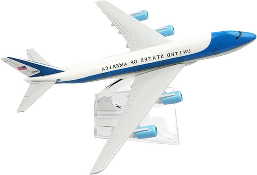 Amazon | 1/400 スケール エア フォース ワン 747 飛行機モデル 合金