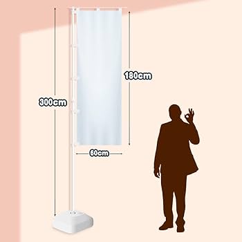 Amazon | のぼり旗 カスタムオリジナルのぼり 両面印刷 高級な生地製